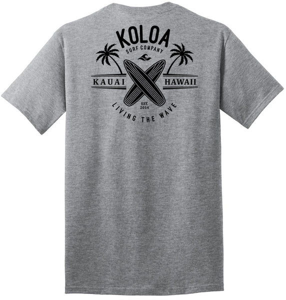 Joe's USA Koloa Surf Men's Lihue Logo Long Sleeve Heavy