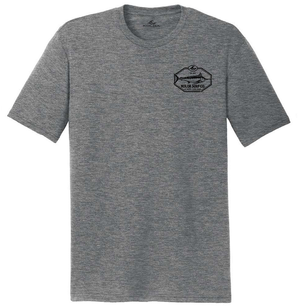 Grey Frost- Koloa Great Marlin Comfort Tri-Blend T-Shirt