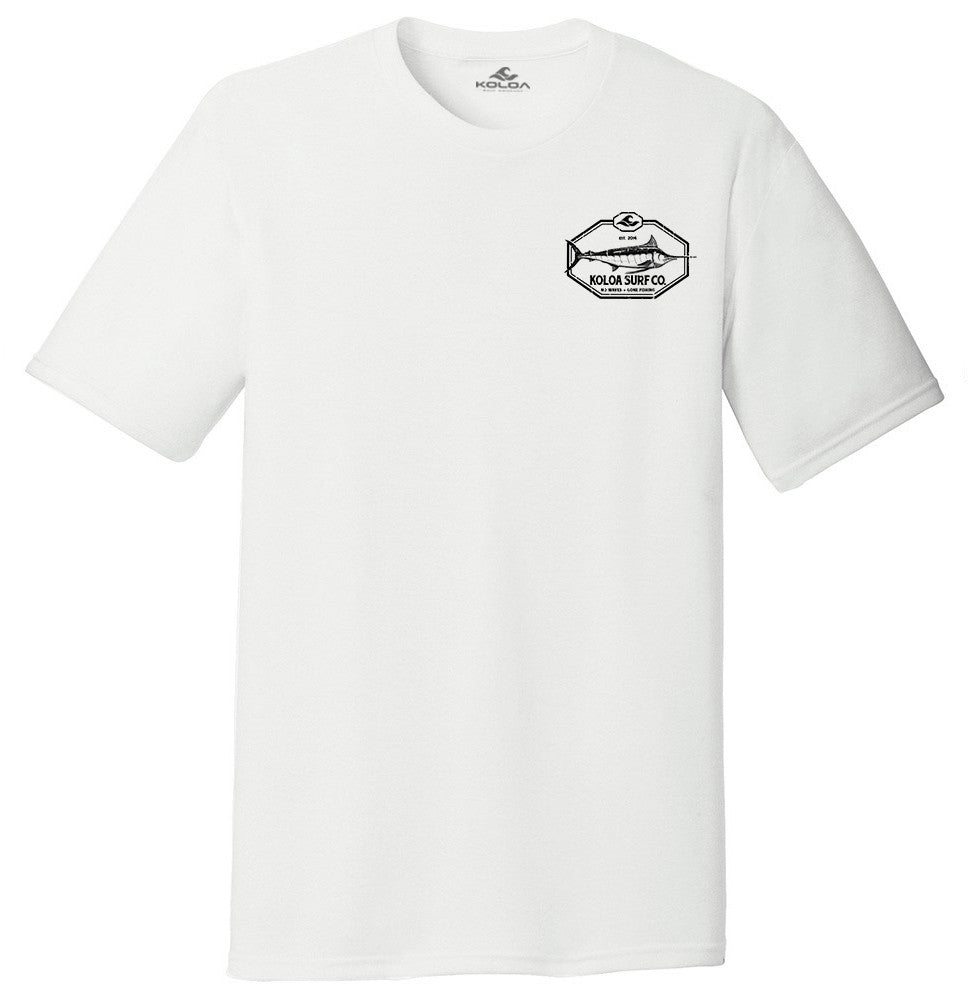 White- Koloa Great Marlin Comfort Tri-Blend T-Shirt