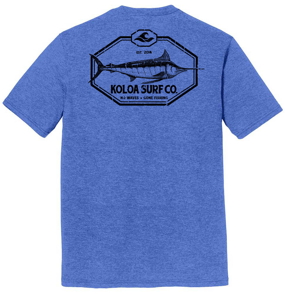 Royal Frost- Koloa Great Marlin Comfort Tri-Blend T-Shirt