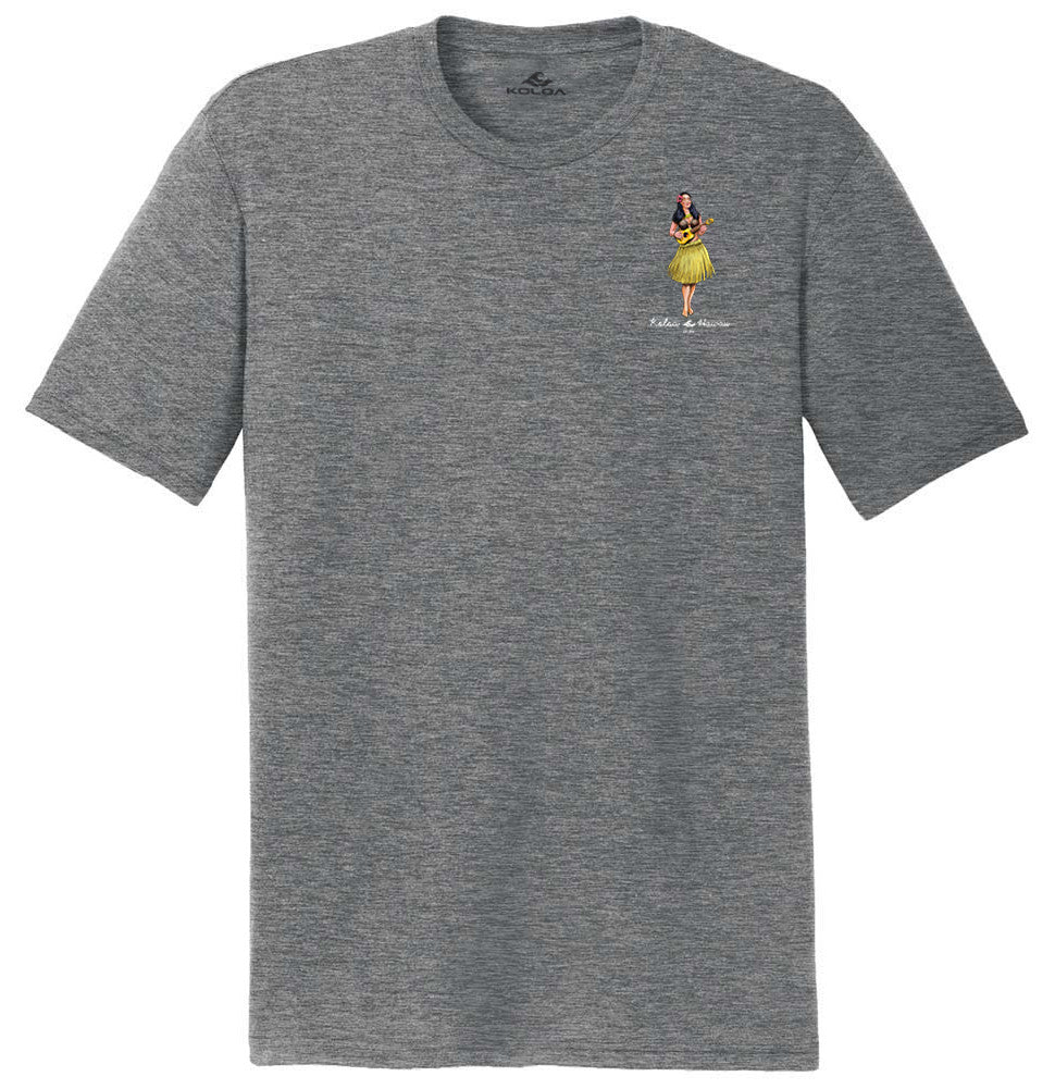 Grey Frost- Koloa Hula Barrel Comfort Tri-Blend T-Shirt