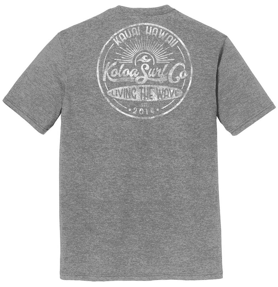 Grey Frost- Koloa Vintage Sunbeam Comfort Tri-Blend T-Shirt