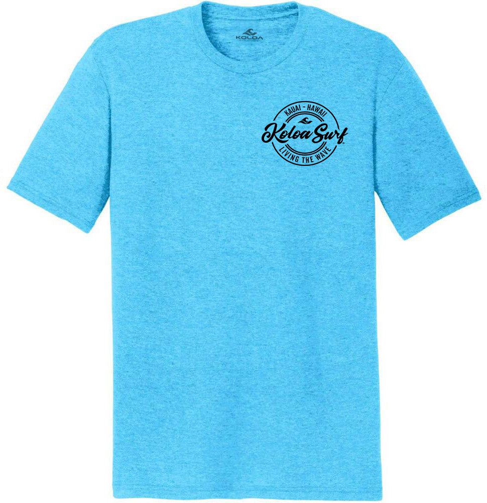 Turquoise Frost- Koloa Vibe Comfort Tri-Blend T-Shirt