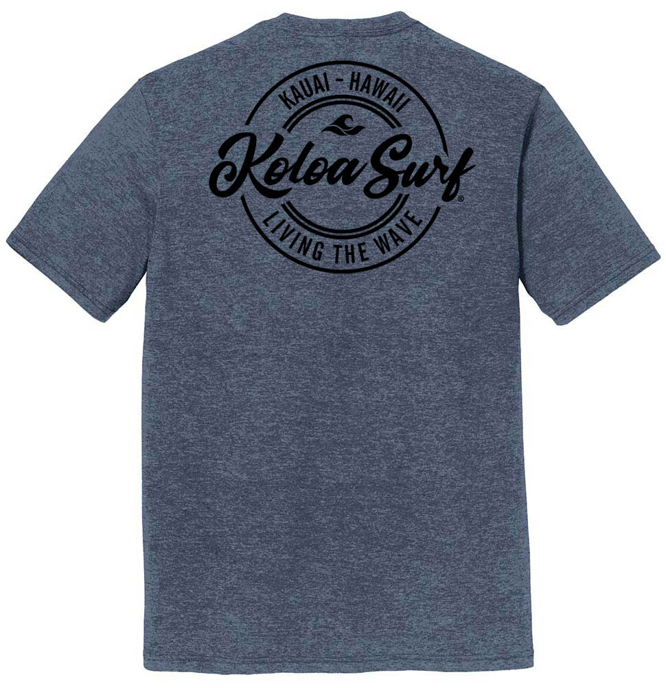 Navy Frost- Koloa Vibe Comfort Tri-Blend T-Shirt