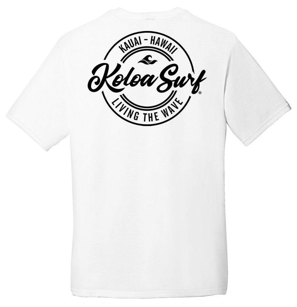 White- Koloa Vibe Comfort Tri-Blend T-Shirt