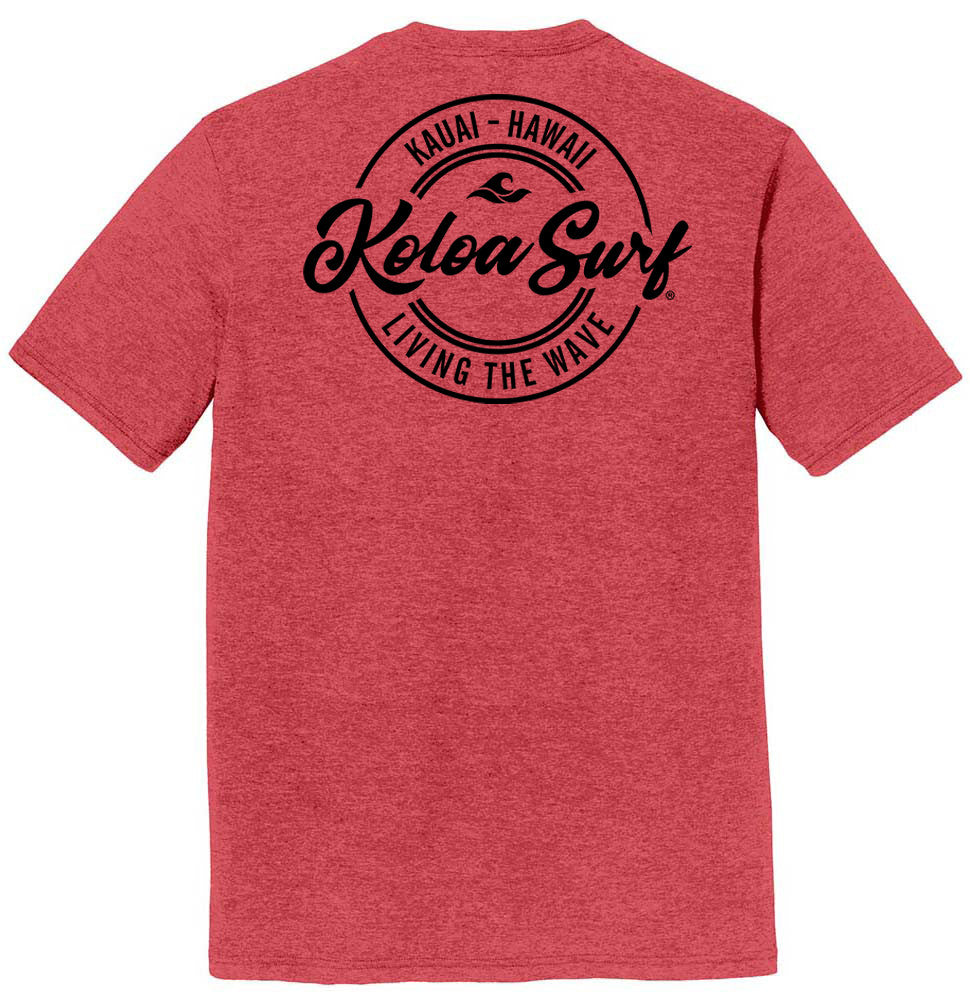 Red Frost- Koloa Vibe Comfort Tri-Blend T-Shirt