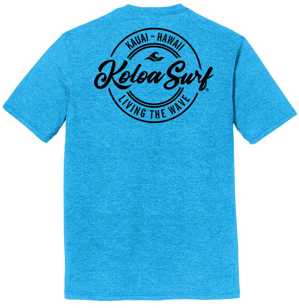 Turquoise Frost- Koloa Vibe Comfort Tri-Blend T-Shirt