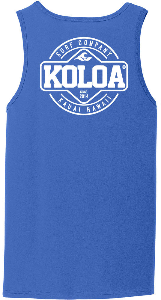 Koloa Dawn Patrol Tank Top- Royal