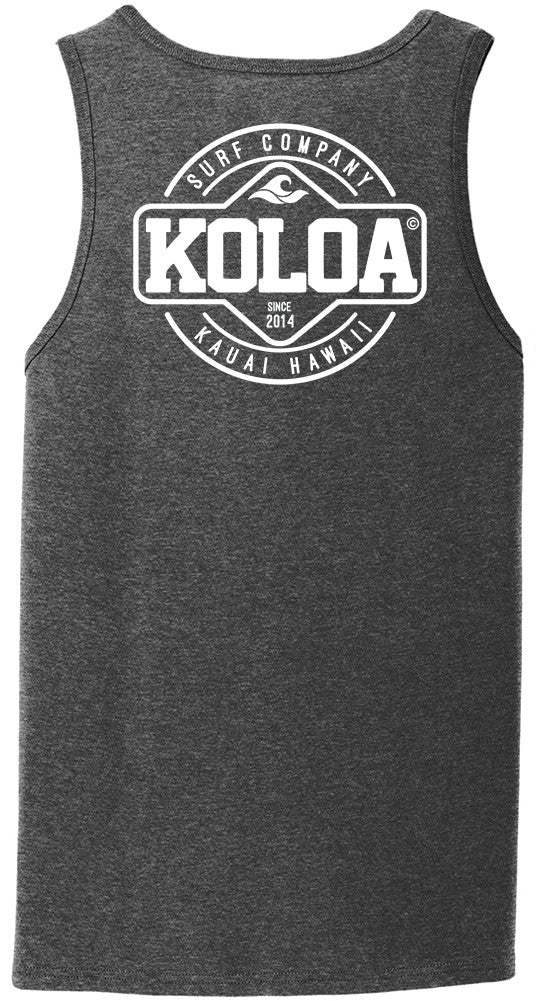 Koloa Dawn Patrol Tank Top- Dark Heather