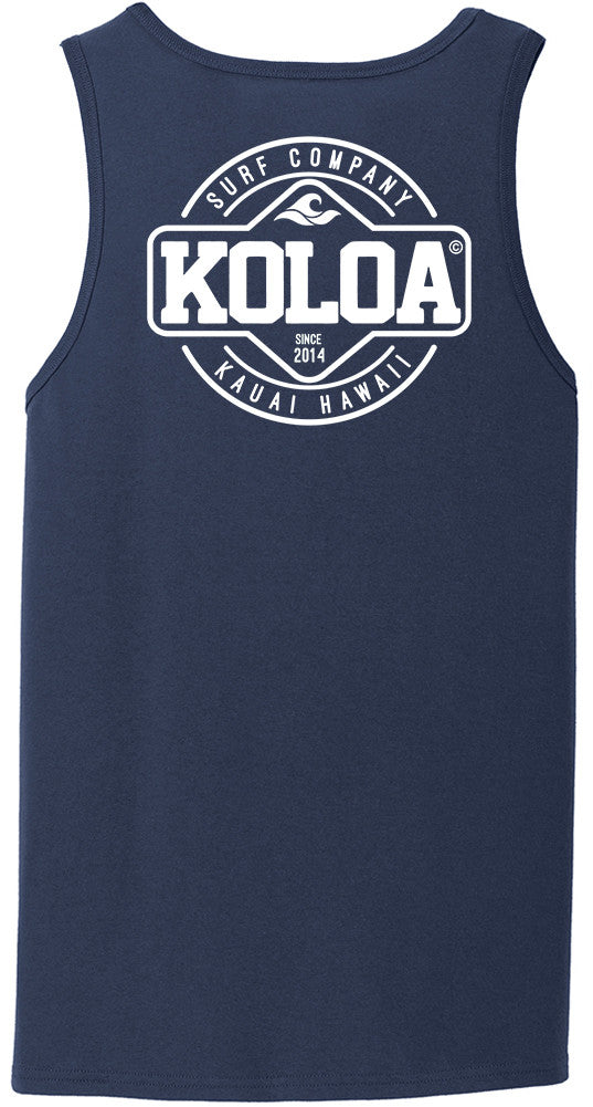 Koloa Dawn Patrol Tank Top- Navy