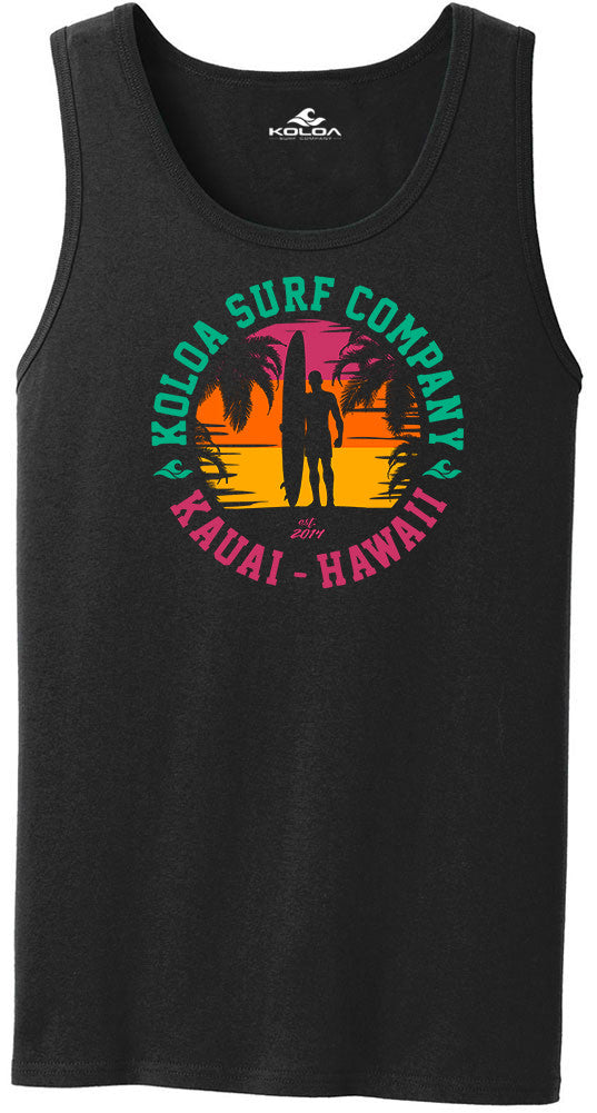 Koloa Surfer Silhouette Tank Top