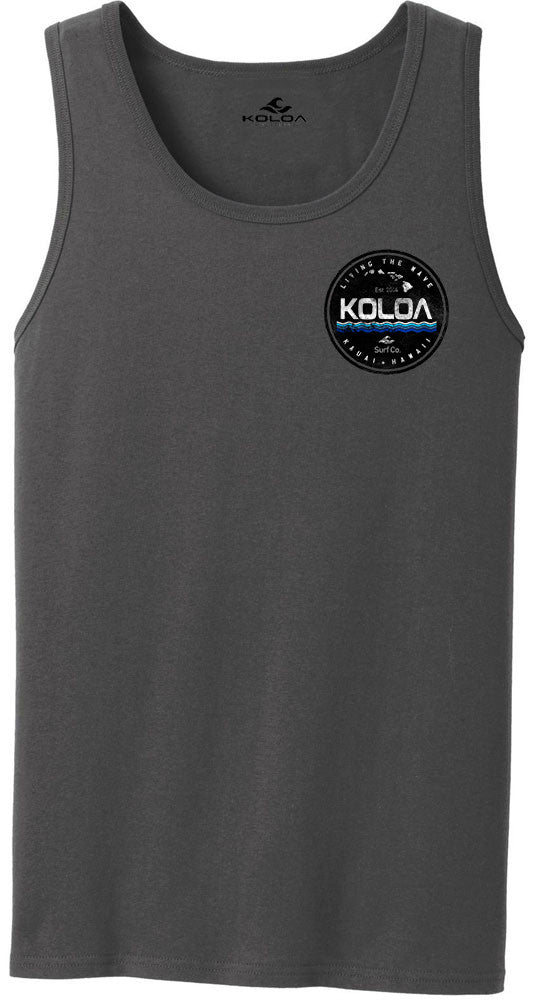 Koloa Kauai Tank Top- Charcoal