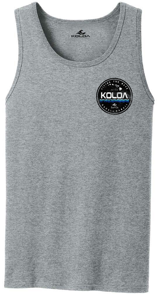 Koloa Kauai Tank Top- Athletic Heather