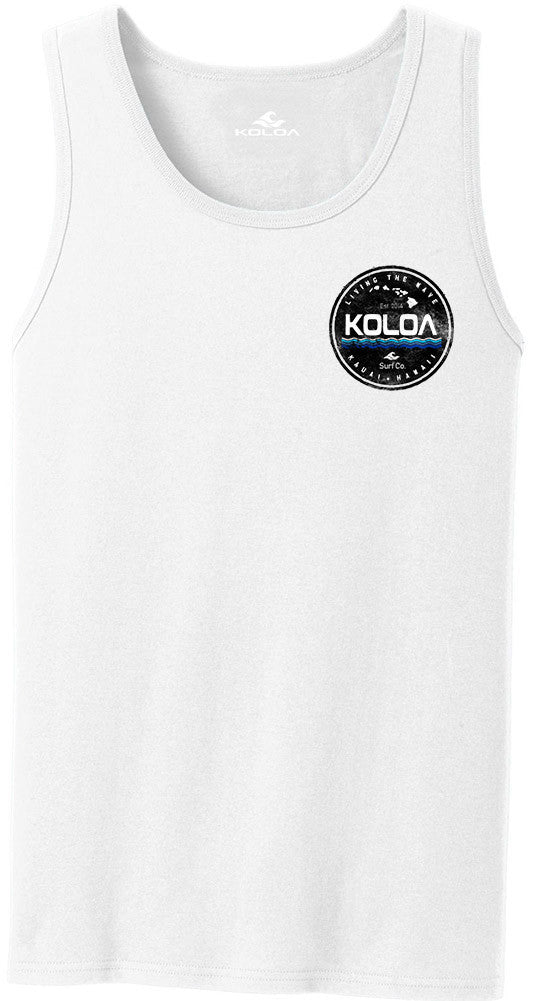 Koloa Kauai Tank Top- White