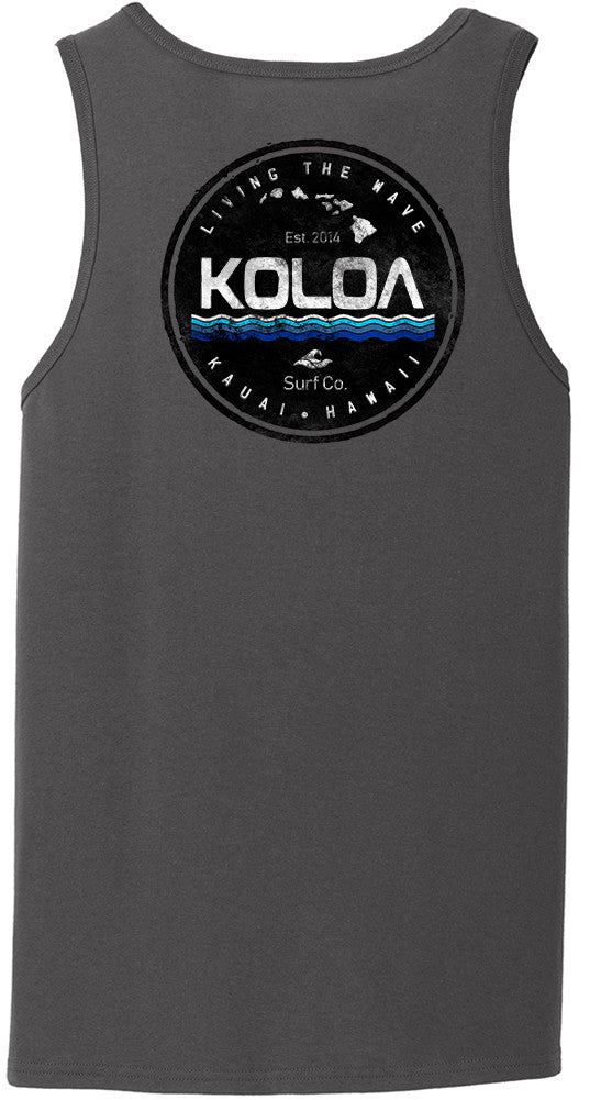 Koloa Kauai Tank Top- Charcoal