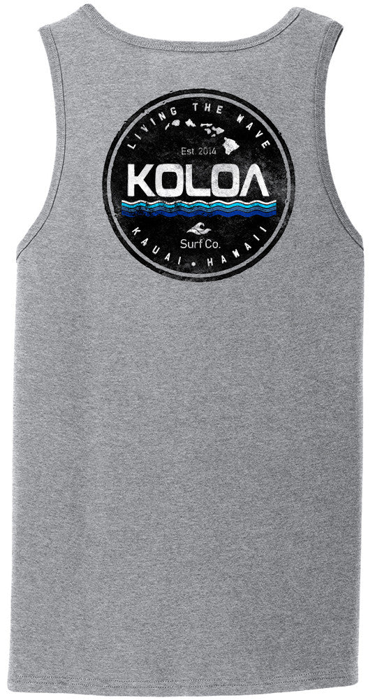 Koloa Kauai Tank Top- Athletic Heather