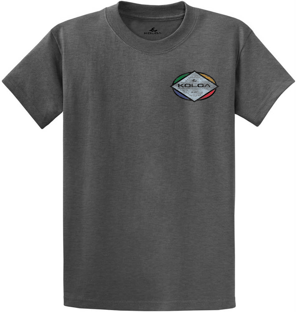 Koloa Triangle Heavyweight T-Shirt- Dark Heather Grey