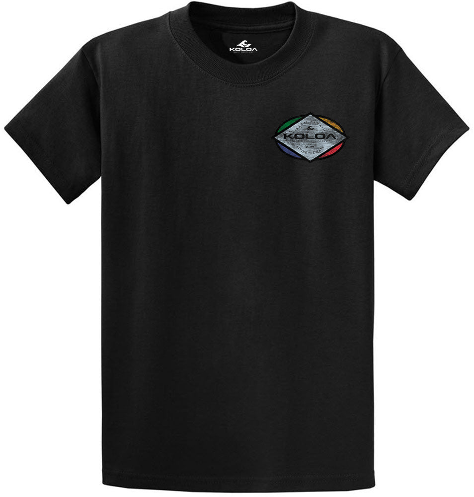 Koloa Triangle Heavyweight T-Shirt- Black