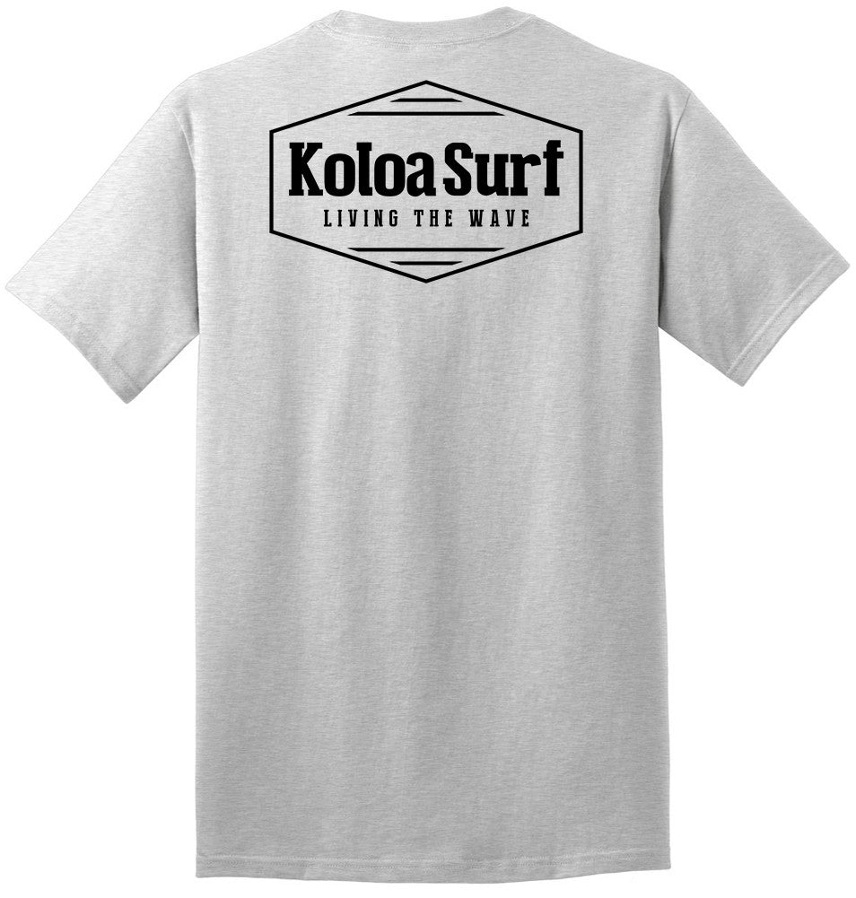 Koloa Hex Heavyweight T-Shirt- Ash