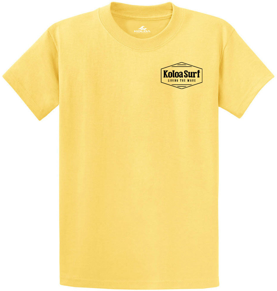 Koloa Hex Heavyweight T-Shirt- Yellow