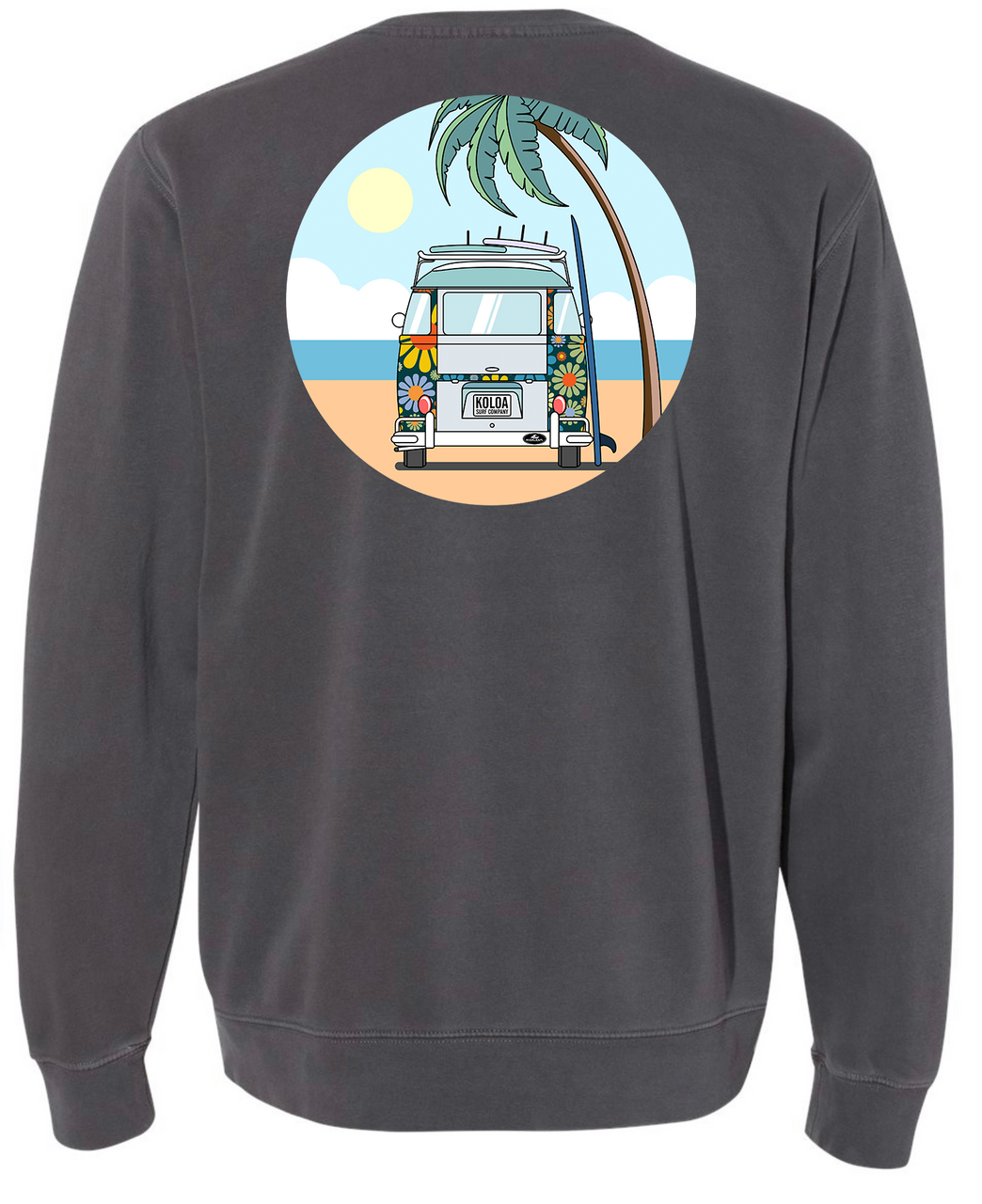 Koloa Vintage Van Sweatshirt- Pigment Black