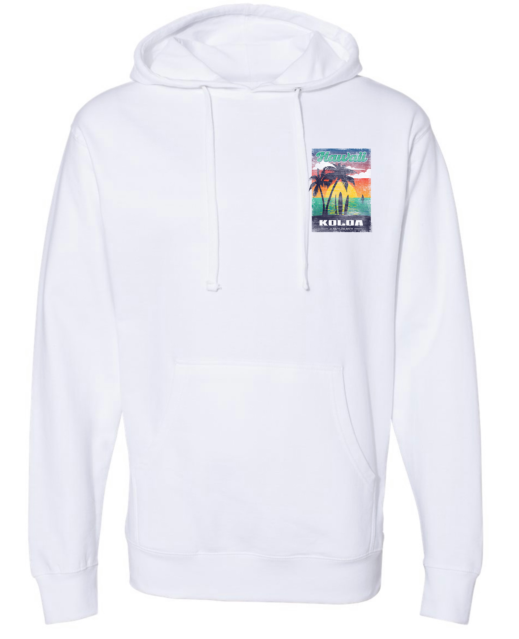 Koloa Welcome Hoodie- White