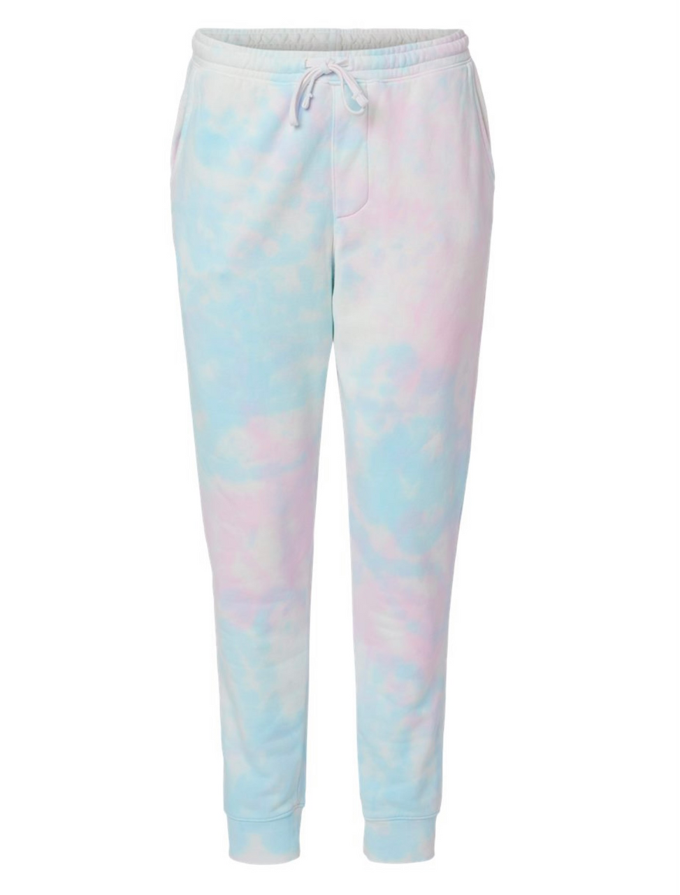 Koloa Tie-Dyed Fleece Pants- Tie Dye Cotton Candy