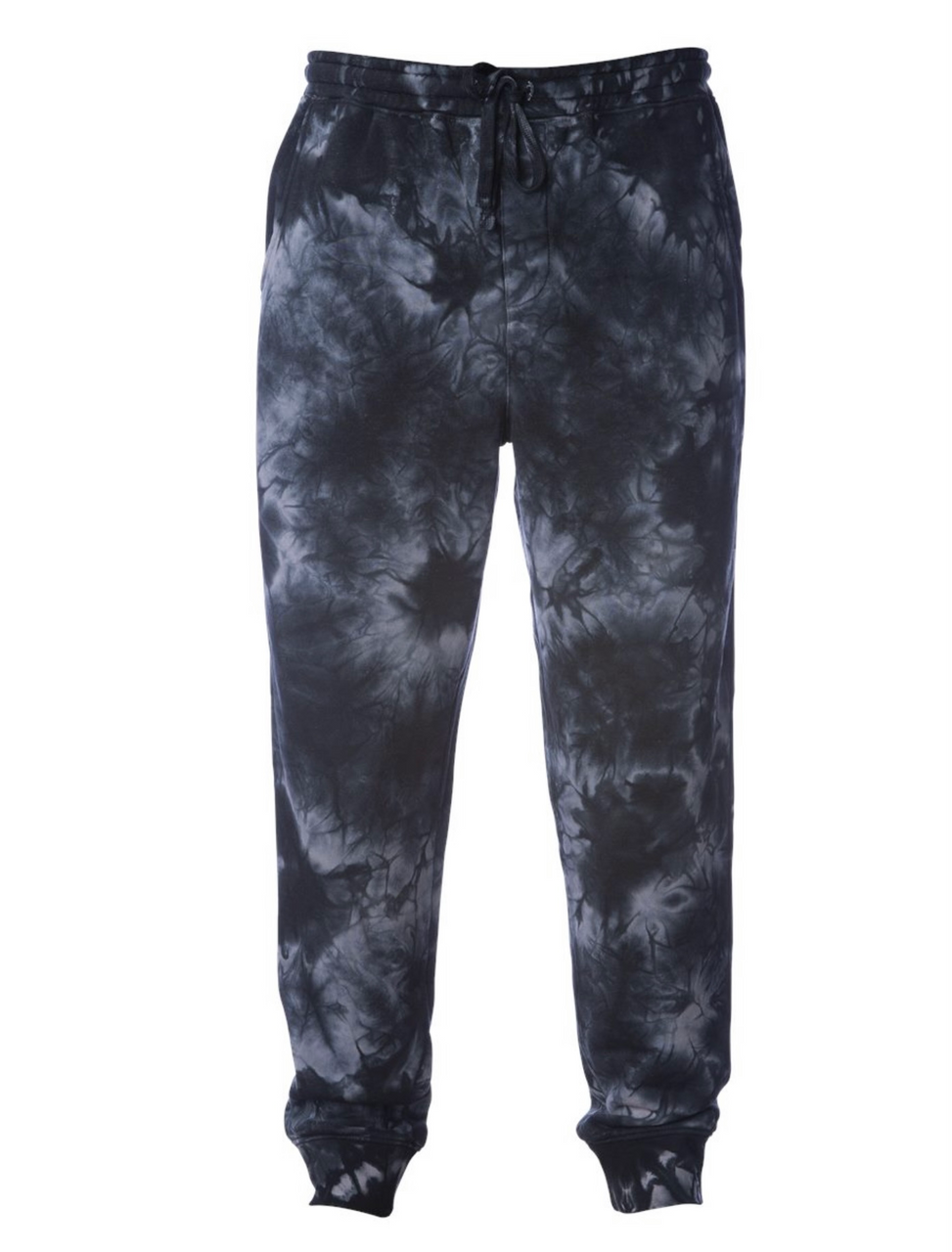 Koloa Tie-Dyed Fleece Pants - Tie Dye Black