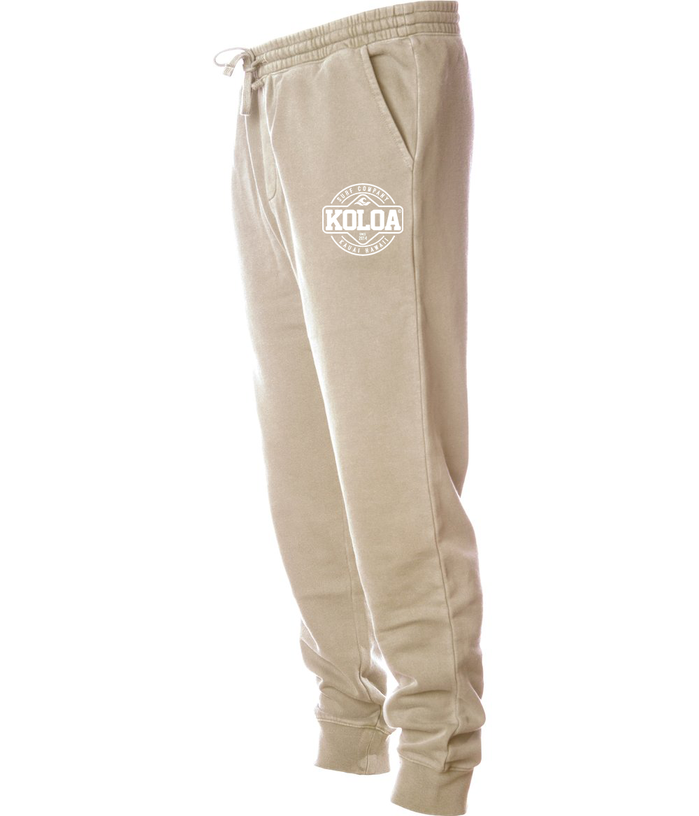 Koloa Dawn Patrol Fleece Sweatpants- Pigment Sandstone