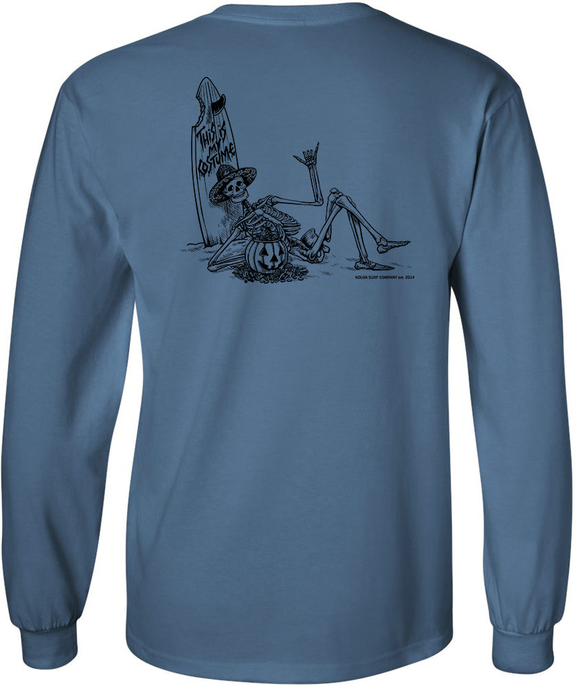 Koloa Skeleton Costume Long Sleeve T-Shirt