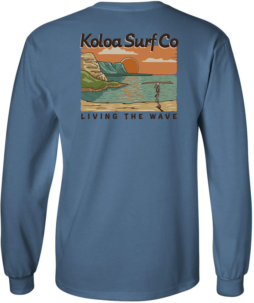 Koloa Skeleton Island Long Sleeve T-Shirt