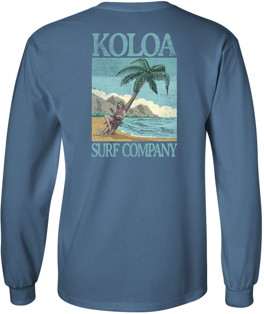 Koloa Hula Girl Long Sleeve T-Shirt