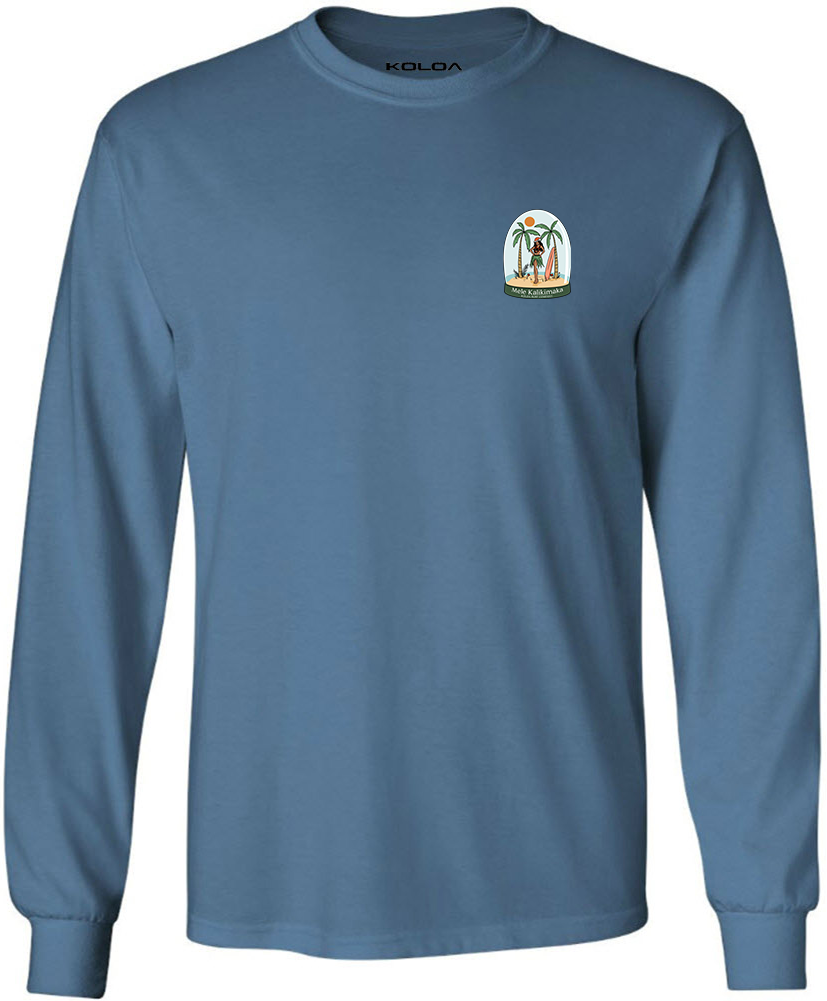 Koloa Hula Globe Long Sleeve T-Shirt