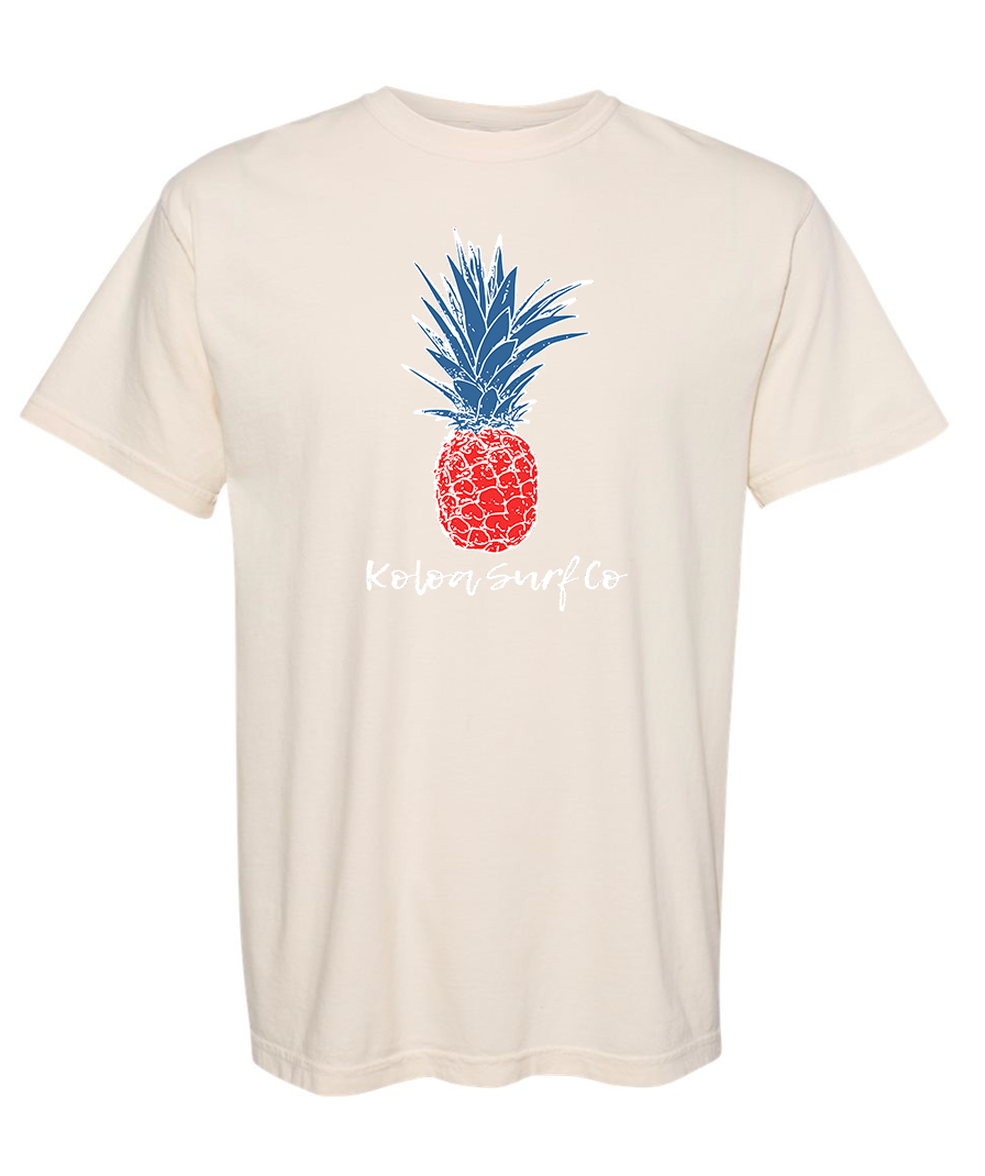 Koloa Pineapple Boyfriend Tee - Ivory