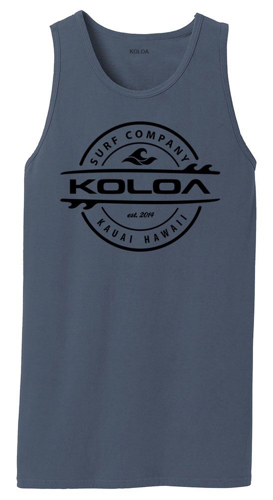 Koloa Thruster Surfboards Pigment-Dyed Tank Top