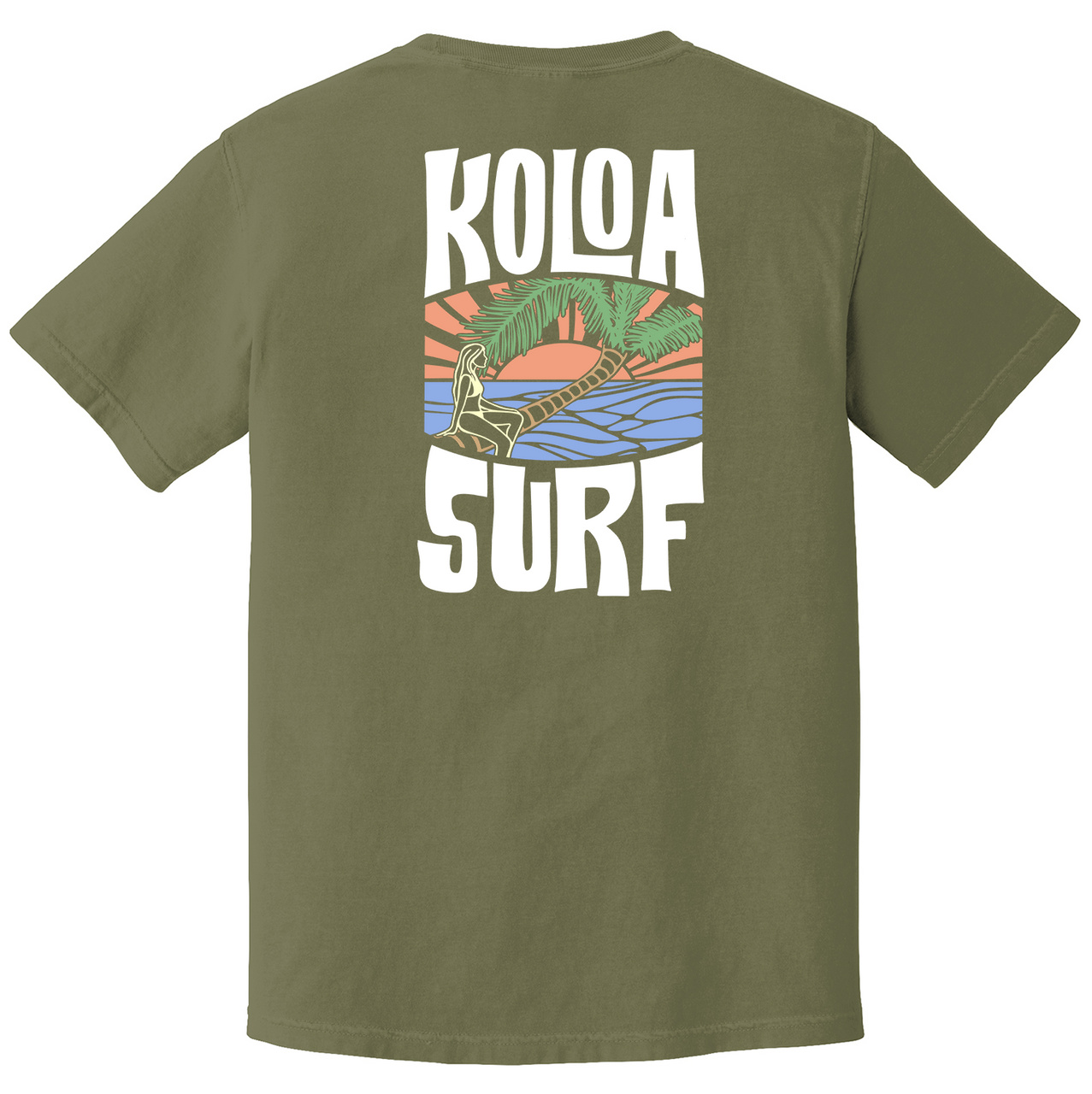 Koloa Vacation Trip Pigment Dyed T-Shirt