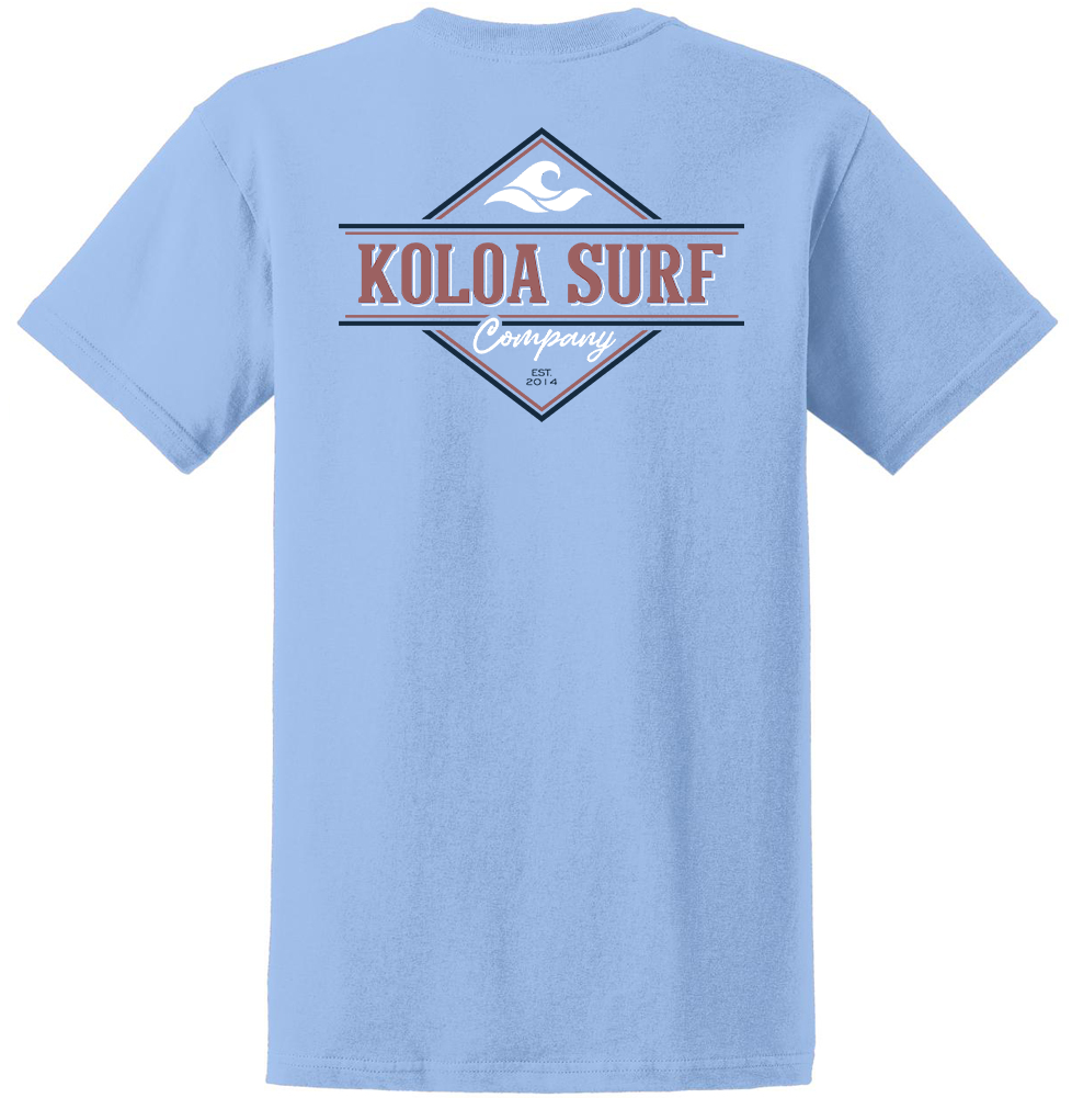 Koloa Tunnels Heavyweight T-Shirt - Light Blue