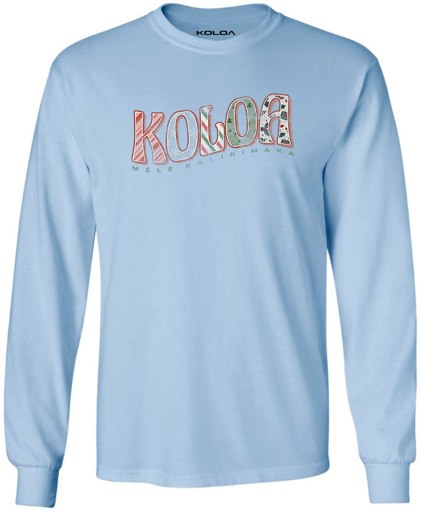 Koloa Christmas Colors Long Sleeve T-Shirt