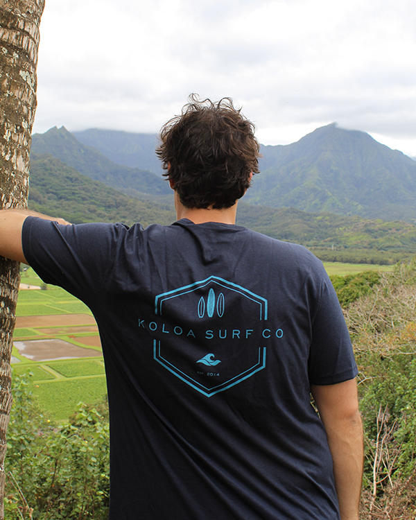 Koloa Lihue Comfort Tri-Blend T-Shirt - Navy