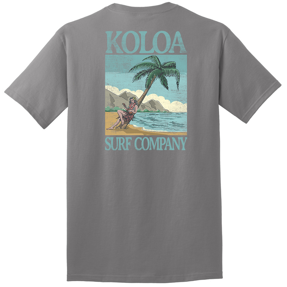 Koloa Hula Girl Heavyweight T-Shirt