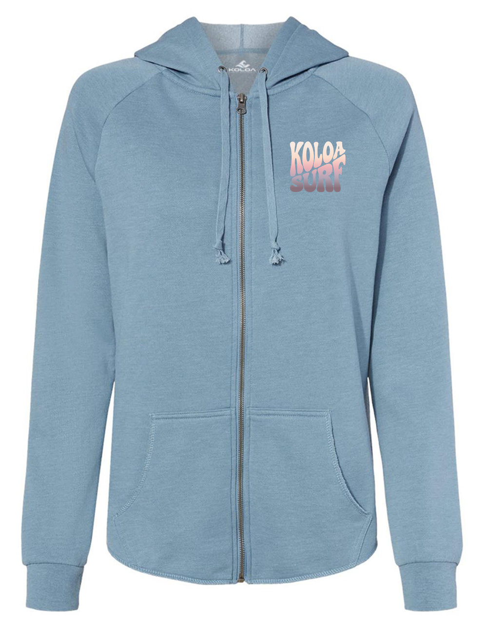 Koloa Sunset Wave Wash Zip-Up Hoodie