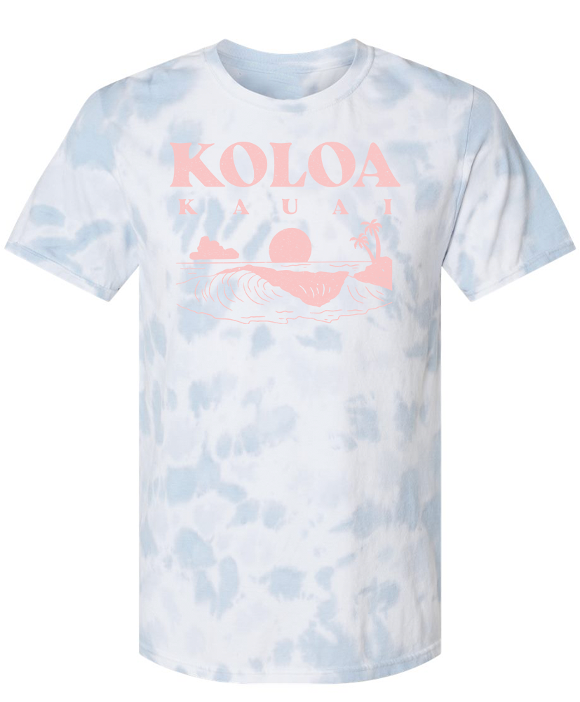 Koloa Beach Day Dream Tie-Dyed T-Shirt