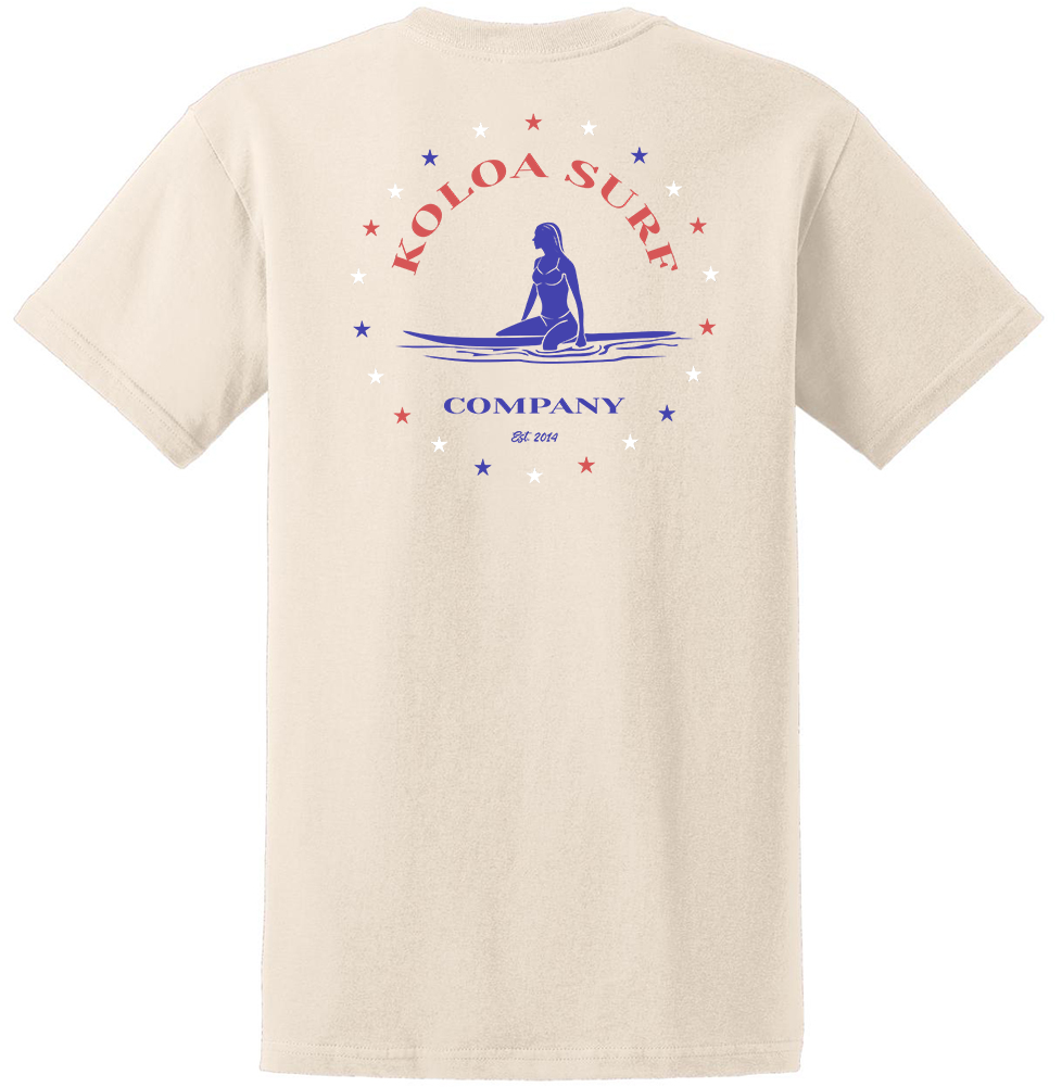 Koloa USA Splash Heavyweight T-Shirt