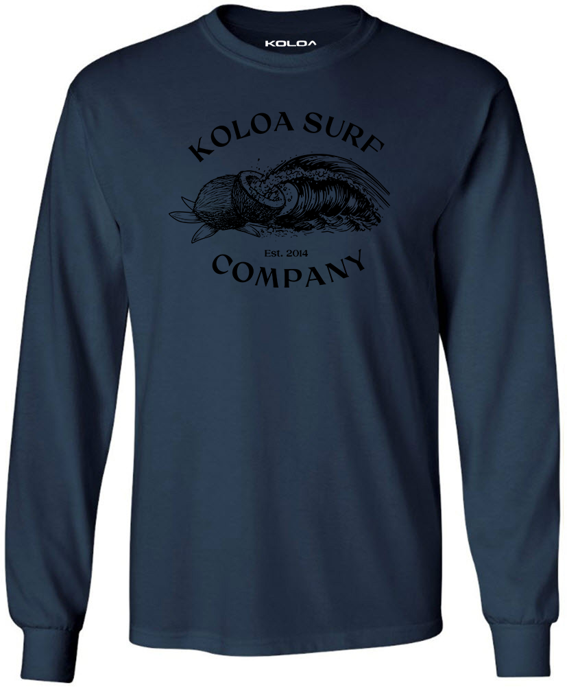 Koloa Splashing Waves Long Sleeve T-Shirt