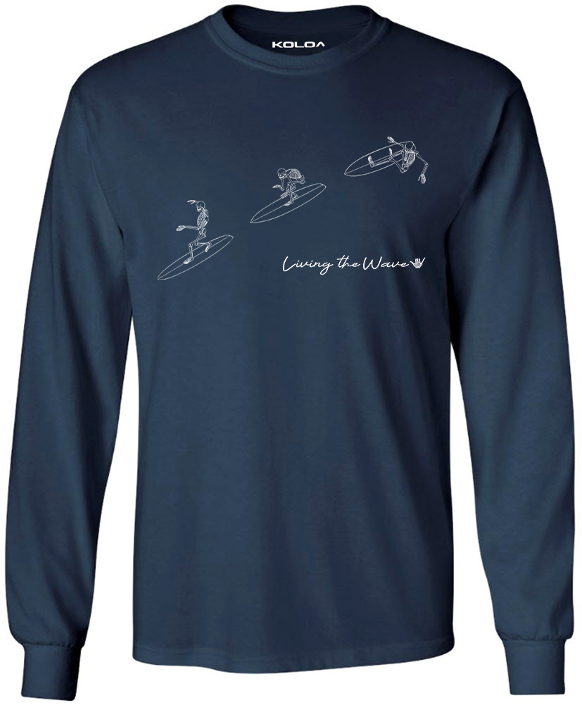 Koloa Surfing Skeletons Long Sleeve T-Shirt