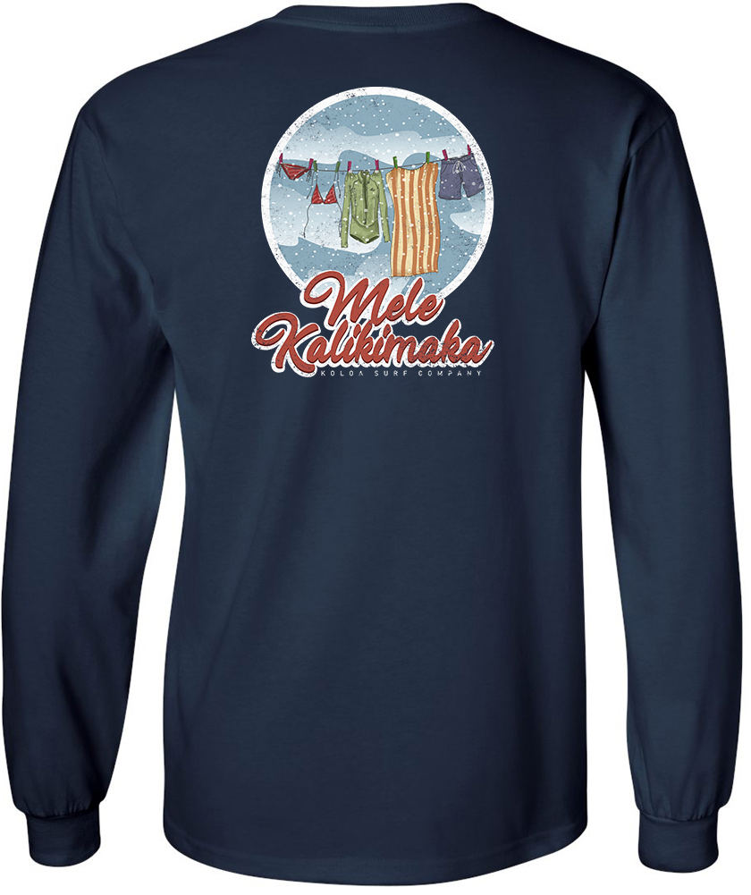 Koloa Hawaiian Christmas Long Sleeve T-Shirt