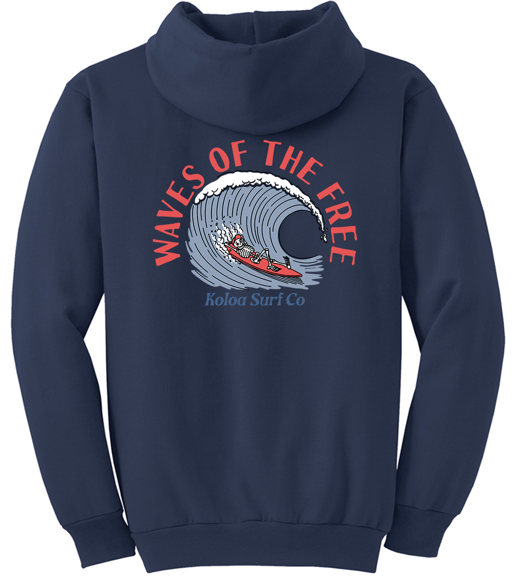 Koloa Waves Of The Free Hoodie