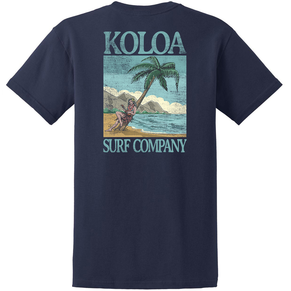 Koloa Hula Girl Heavyweight T-Shirt