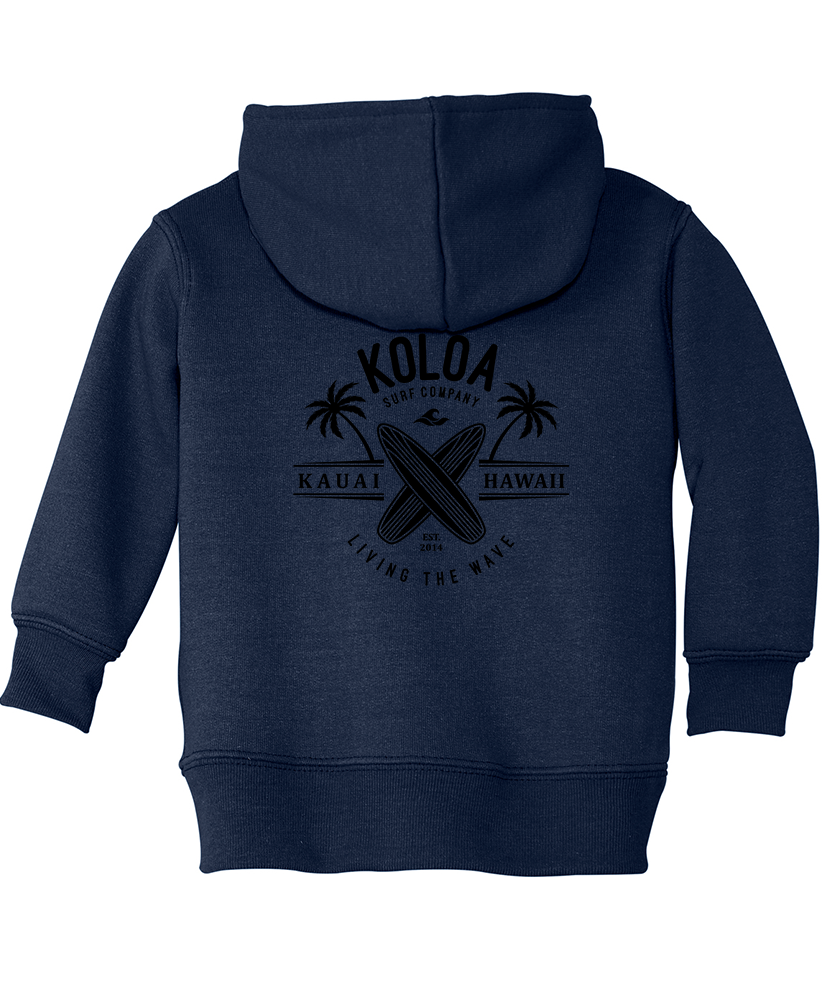 Koloa Kauai Boards Toddler Full-Zip Hoodie