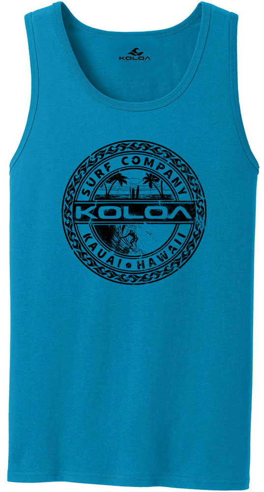 Koloa Palm & Waves Tank Top